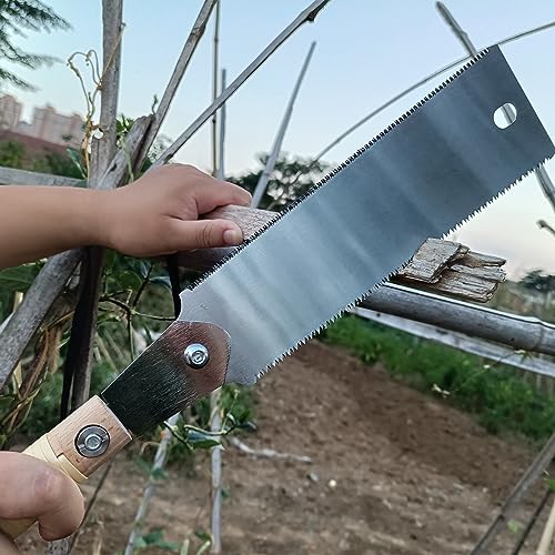 10” Blade Hand Saw, Double Edge Japanese Pull Saw, SK5 - style: 10" hand saw