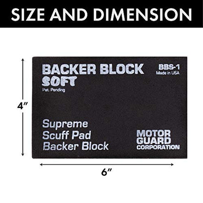 Motor Guard BBS-1 Scuff Pad Sanding Block - style: Soft Backer Block
