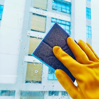 6pcs Sanding Sponge 320 grit Soft Sanding Block Washable and Reusable, Double-Sided Sponge Sanding Blocks Wet Dry Sandpaper Pad for Wood Metal FurniturePaint - style: 320 Grit 6pcs