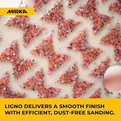 Mirka Ultimax Ligno 3x4 in 80 Grit Wood Sanding Sheets Hook & Loop 50 Pack - size: Grit 80