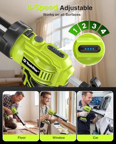 Taskstar Cordless Caulking Gun Compatible with Makita 18V Battery10-10.5 Oz - size: Brushed Motor +1 Battery