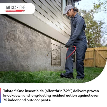 Talstar One Insecticide 1 Gallon | Powerful Bifenthrin Bug Spray Concentrate | Spider Control, Ants, Mosquitoes, Fleas and Perimeter Use | Control for Over 75 pests