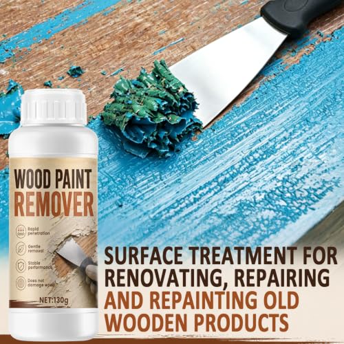 JAOJAO Advanced Paint & Varnish Remover for Wood, Quickly Dissolve, 150g