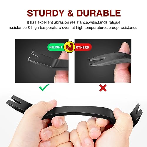 Nilight 19Pcs Trim Removal Tool Set with Storage Bag - color: Black, size: 19Pcs