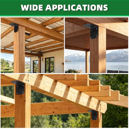 4 PCS 4x4x3.5 L Right Angle Bracket, Heavy Duty Corner Brace - size: 4x3.5 inch ( 4 Pack )