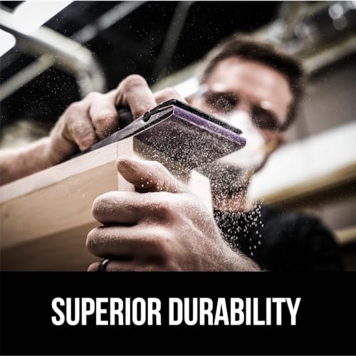 3M Pro Grade Precision Sanding Sheets with No-Slip Grip, 9 x 11 in, 400 Grit, 10-Pack (SHR400-PGP-10T) - style: 400 Grit, 10 Sheets, 9" x 11"
