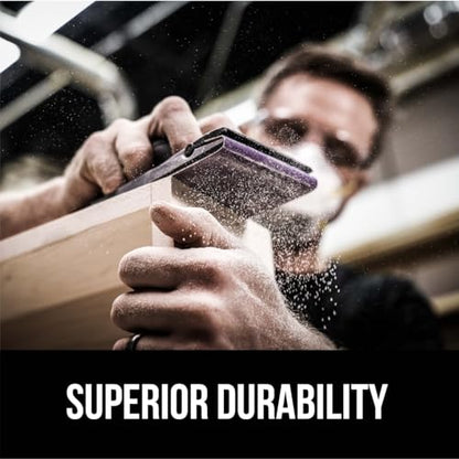 3M Pro Grade Precision Sanding Sheets with No-Slip Grip, 9 x 11 in, 400 Grit, 10-Pack (SHR400-PGP-10T) - style: 400 Grit, 10 Sheets, 9" x 11"