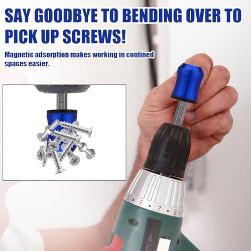 5pcs Strong Magnetic Screw Rings Double-Ended Slotted Cross Screwdriver Bit - style: Set 3
