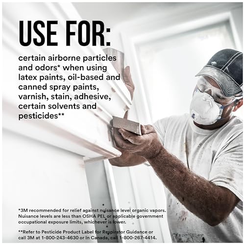3M Paint Odor Valved Respirator (8577PA1-B-PS)