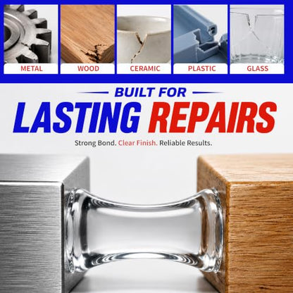 5 Minute Epoxy Glue,50ml Clear 2 Part Epoxy Adhesive