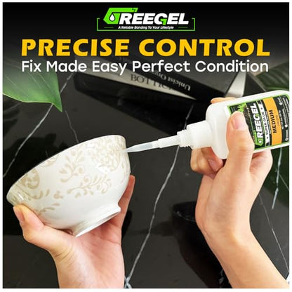 Clear Liquid Medium Super Glue 1 oz + 3g Gel Glue for Plastic Model - color: Medium Viscosity, size: 2 oz