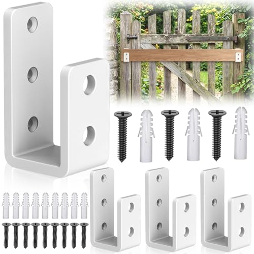 2x4 Door Barricade Brackets, 6mm Thickened Security Brackets(4Pack) - size: 6mm 4PCS