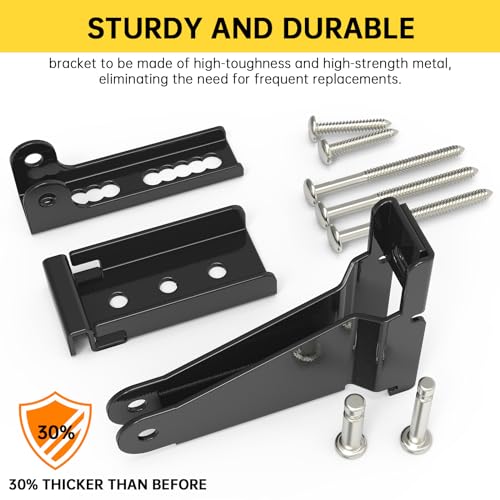 Storm Door Closer Bracket, (2PCS) Protecting Doors from Damage from Winds