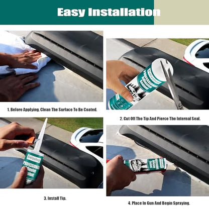 RV Sealant, RV Roof Sealant, Lap Sealant for RV Roofs, RV Caulking Sealant White, Waterproof RV Self-Leveling Lap Sealant,RV Silicone Sealant for Camper Motorhomes Trailers RV Roofing Repair(2 Pack) - style: 2 Pcs