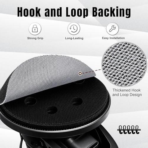 9 Inch Mesh Sanding Discs, 320 Grit Sandpaper for Drywall Sander