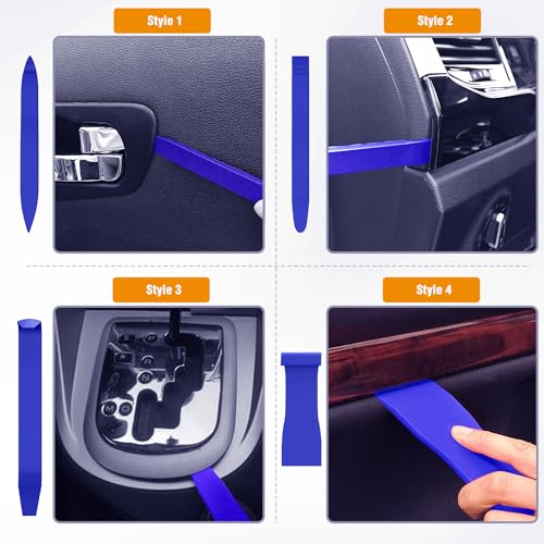 GOOACC 9PCS Auto Trim Removal Tool Kit Blue - color: 9PCS Trim Removal Tool Blue