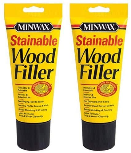 Minwax 42852000 Stainable Wood Filler, 6-Ounce 2 Pack