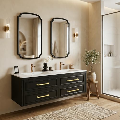 10 Pack 7.5 Inch Brushed Gold Cabinet Pulls, Kitchen Hardware - color: Brushed Gold, size: 7.5" Hole Center