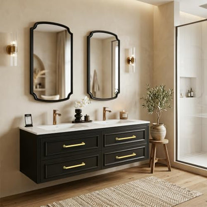 10 Pack 7.5 Inch Brushed Gold Cabinet Pulls, Kitchen Hardware - color: Brushed Gold, size: 7.5" Hole Center