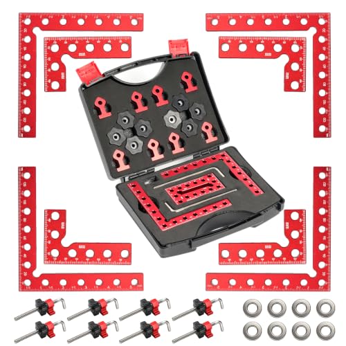 Corner Clamps for Woodworking - 8pc 90 Degree Clamp with Storage Box