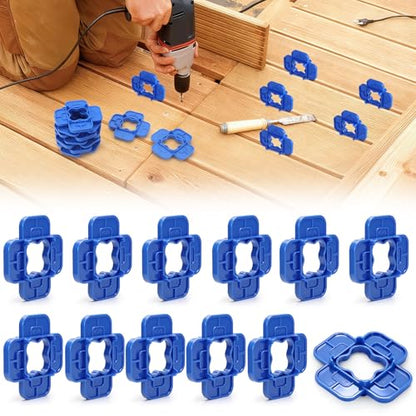 EEEKit 12 Pack Deck Spacers: 4 in 1 Deck Board Spacing Tool