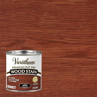 Varathane Premium Fast Dry Light Walnut Wood Stain - color: Light Walnut, size: 0.25 Quart (Pack of 1)