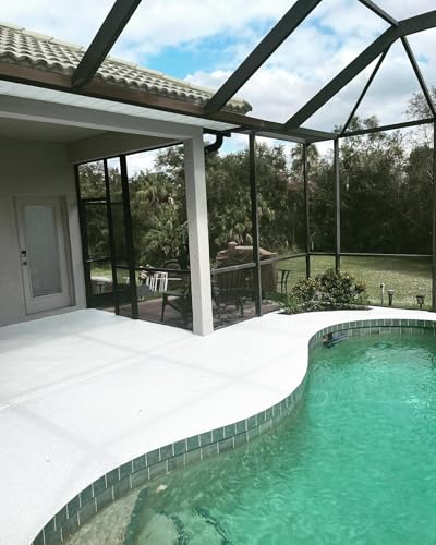 DECK GUARDIAN Elastomeric Deck Paint and Coating – Bright White - 5 Gallon - color: Bright White, size: 640 Fl Oz (Pack of 1)