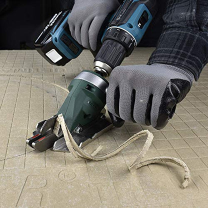 PacTool Snapper Shear Pro - Fiber Cement Cutting Tool for Siding Pros - style: Universal Shear Head / Attaches to any drill