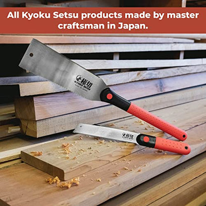 GreatNeck 75003 Japanese Pull Saw w/ 23-TPI SK5 9.5” Blade Made in Japan - style: Japanese Double-Edged Pull Cut Saw
