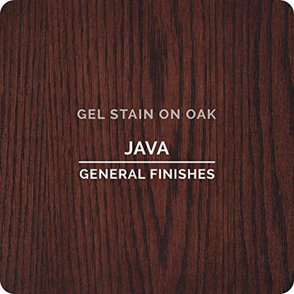 General Finishes Oil Base Gel Stain, 1 Gallon, Java - color: Java, size: 1 Gallon