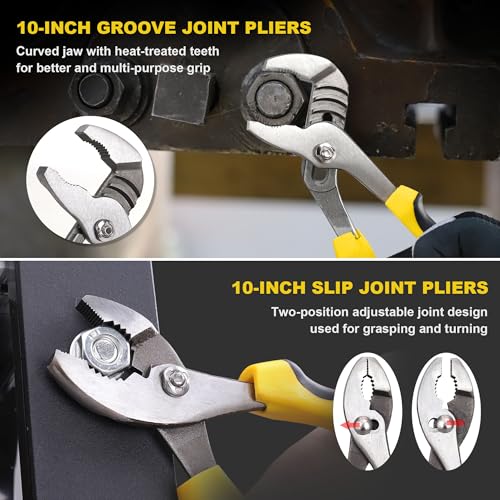 TOPLINE 6-Piece Pliers and Wrench Set
