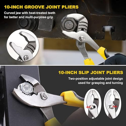 TOPLINE 6-Piece Pliers and Wrench Set