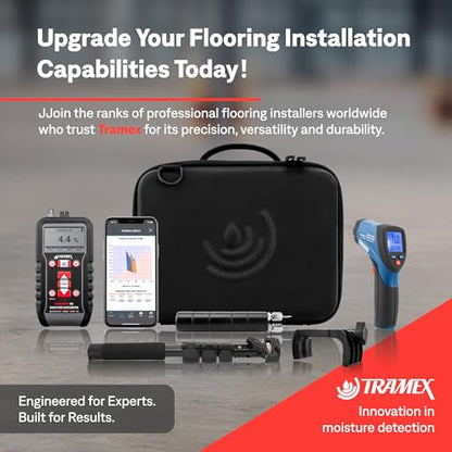 Tramex Flooring Installer Kit FINSK, Infrared Surface Thermometer