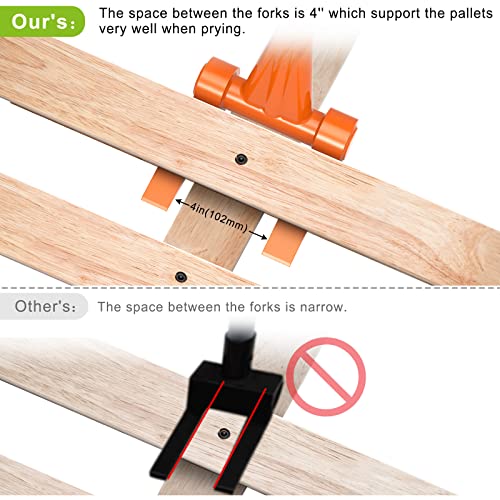 Insaga 110 Degree Pallet Buster, 3mm Steel Deck Board Removal Tool - color: 48''-110°Angle