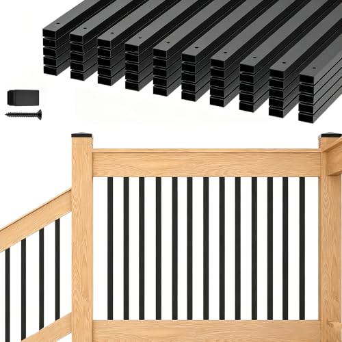 HZIU 26 Pack 32.25'' Rust-Resistant Deck Balusters,Deck Railing kit - size: 32.25 Inch