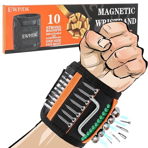 EWPJDK Magnetic Wristband for Holding Screws, Stocking Stuffers Gifts