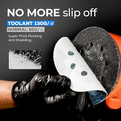 toolant Diamond Shape 5 Inch 400 Grit Sanding Discs, 50Pack - style: (5 inch)400 grit