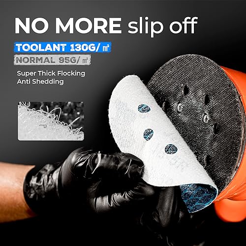 toolant Diamond Shape 5 Inch 240 Grit Sanding Discs, 50Pack - style: (5 inch)240 grit