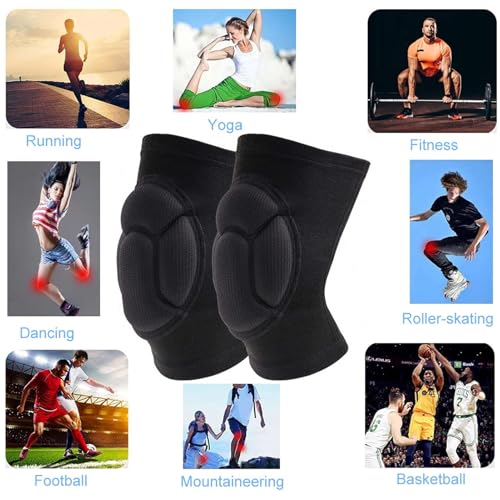 Knee Pads, Collision Avoidance Knee Sleeve for Men Women, Large - size: Large