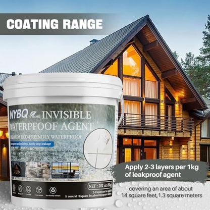 NYBQ Waterproof Sealant Coating 282oz, Invisible Waterproof Agent - size: 282oz