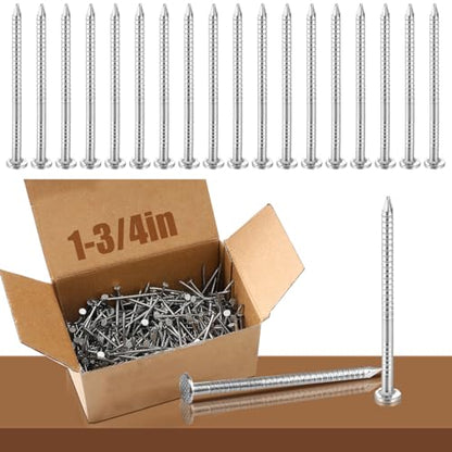Tandefio 2 Pound Siding Nails 1-3/4 Inch Roofing Tile Slating Nail, Sliver - color: Sliver, size: 1-3/4 Inch