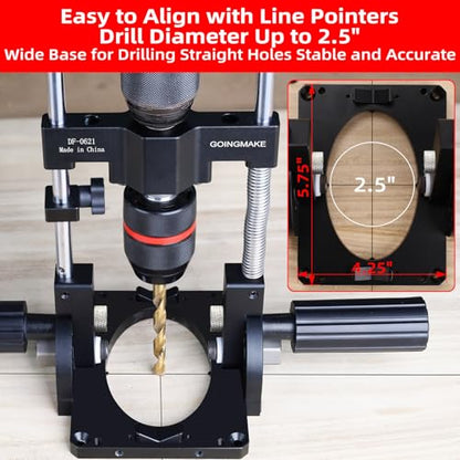 GOINGMAKE Portable Drill Guide,Portable Drill Press