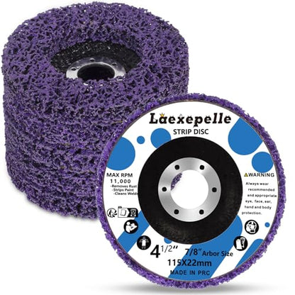 5 Stripping Wheel for Angle Grinder Strip Disc (4-1/2'' x 7/8'') - style: 4-1/2'' x 7/8''-5P