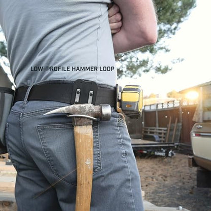 Holstery HammerMaster | Hammer Holder Loop - Clip-On Tool Belt Holster Holds Hammers, Hatchet, or Mallet - style: HammerMaster Pro
