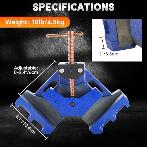 Cast Iron Welders Angle Clamp Two Axis 90 Degrees