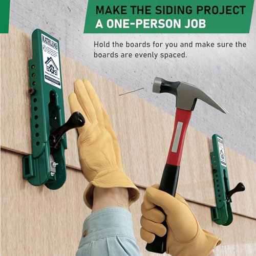 Siding Installation Kit, Adjustable Gauges for 3/8" Wood & LP Siding, Durable Polycarbonate, 2-Pack - size: 3/8-Inch Thickness, style: Polycarbonate Body