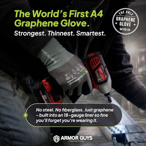 Armor Guys 00-840 Cut Resistant Work Gloves, ANSI A4, Medium, 12 Pair - color: Medium (12 Pairs)