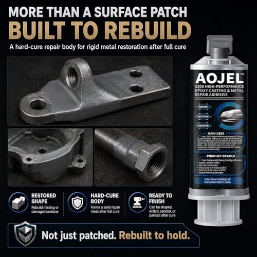 S300 Structural Metal Epoxy for Aluminum & Steel, Cold Weld, 1.69 oz