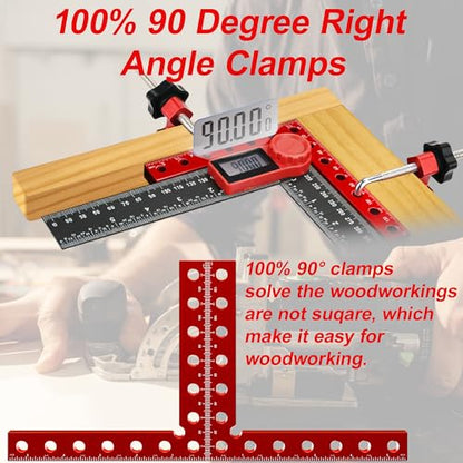 Corner Clamps for Woodworking,4pcs 90 Degree Clamps With Box. - size: 4pcs