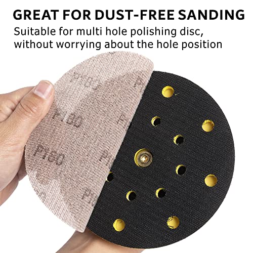 180GRIT 50pcs 5-Inch Mesh Abrasive Sanding Discs Hook & Loop Sandpaper, Dust Free Anti-Blocking Net Sandpaper Sheets for Auto Body, Wood, Drywall, Metal - style: P180 - 5 inch
